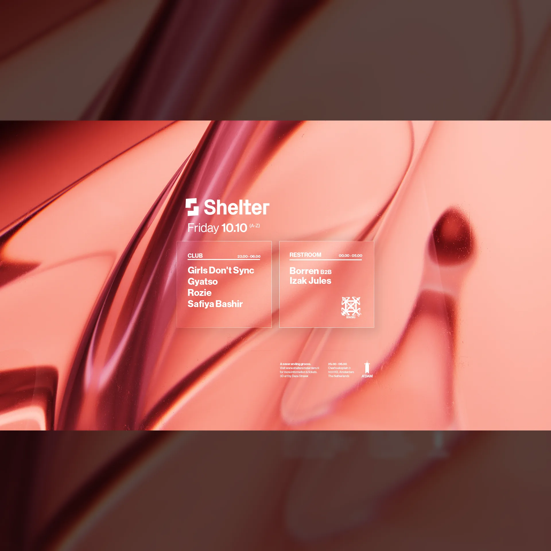 Girls Don't Sync, Rozie, Gyatso, Safiya Bashir, Borren B2B Izak Jules